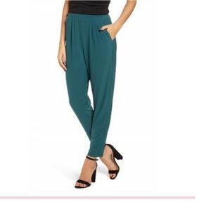 Teal Leith Pleat Front Trousers XL